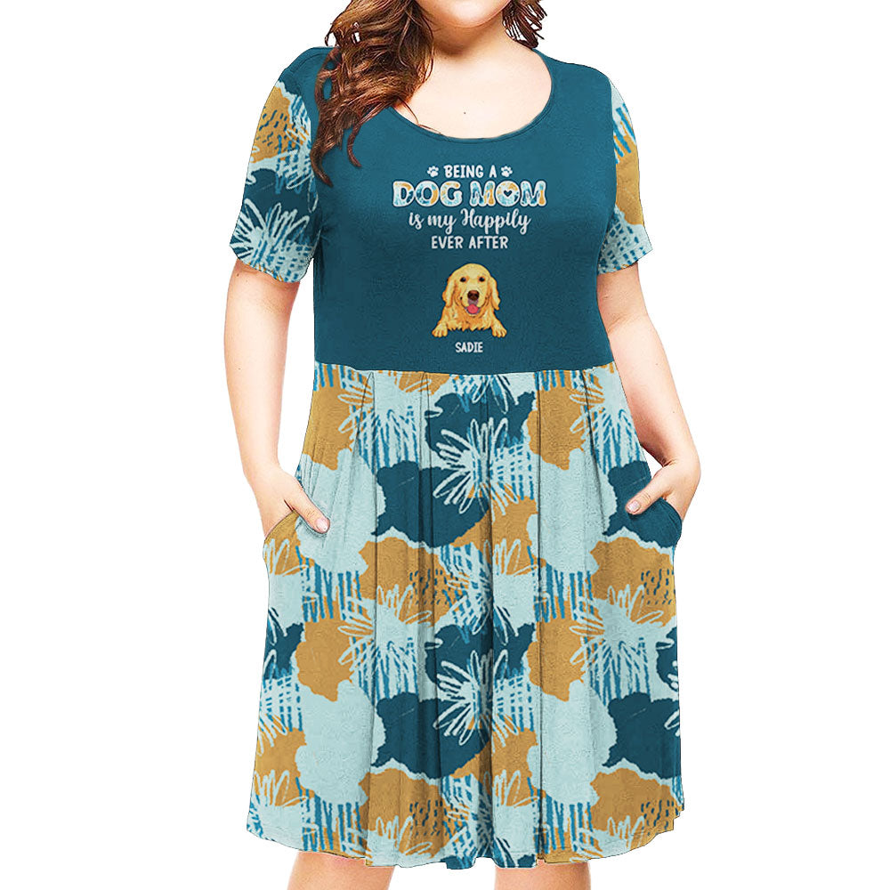 Personalized My Happily Ever After Casual Dress for Dog Moms