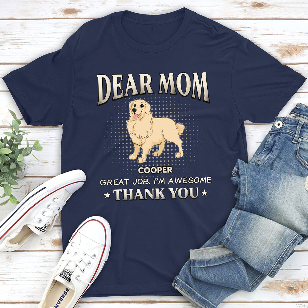 Awesome Dad - Personalized Custom Unisex Pet Lover T-shirt