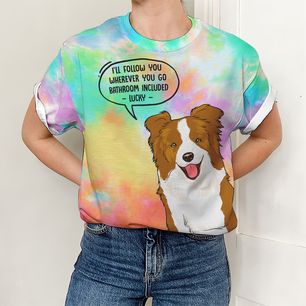 Personalized 'I'll Follow You' All-over-print Comfort T-shirt