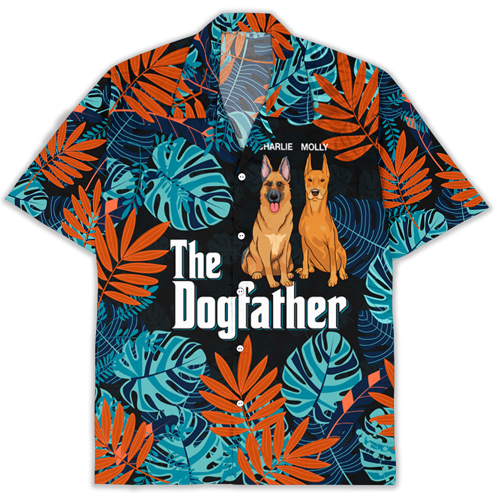The Hawaii Dog Father - Exclusive Personalized Hawaiian Shirt for Pet Lovers