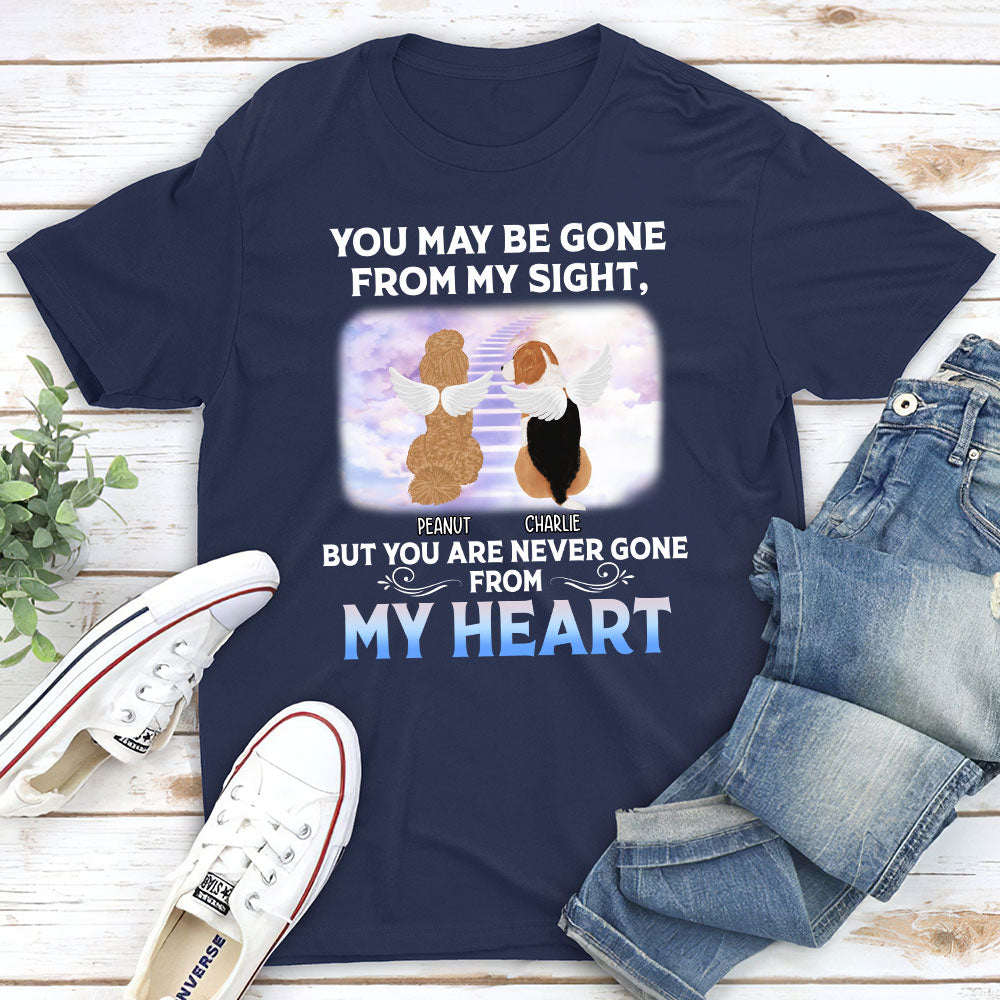 Forever in Heart - Personalized Unisex Pet Lover T-shirt