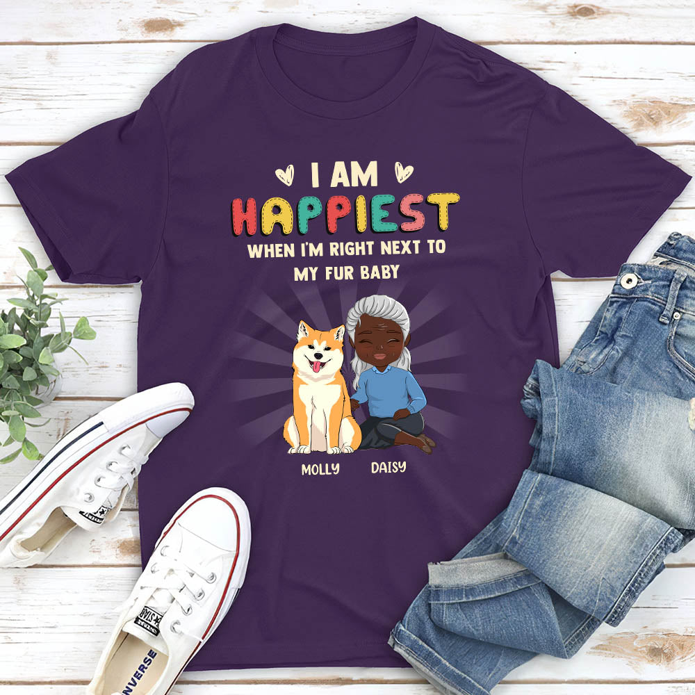 Personalized Custom Unisex 'With My Fur Baby' T-shirt - Ideal Gift for Pet Lovers