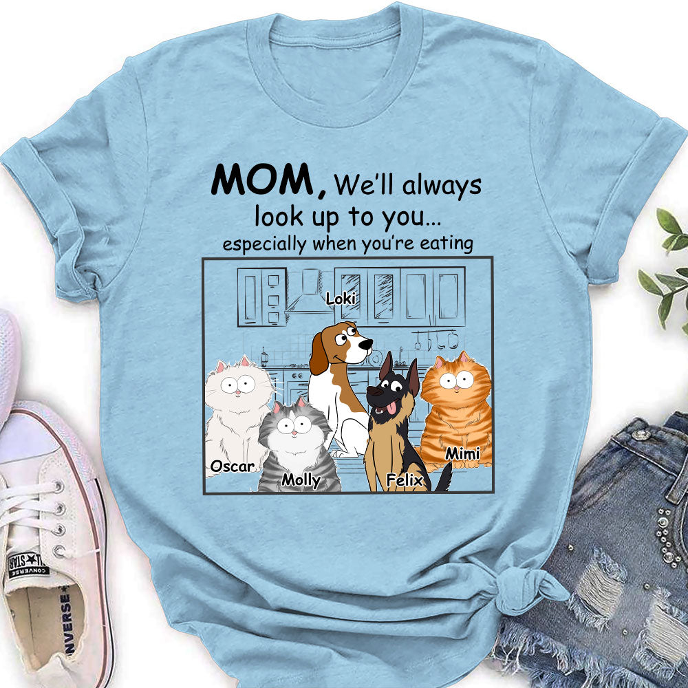 Personalized Custom Women's Pet Lover T-shirt - A Perfect Gift