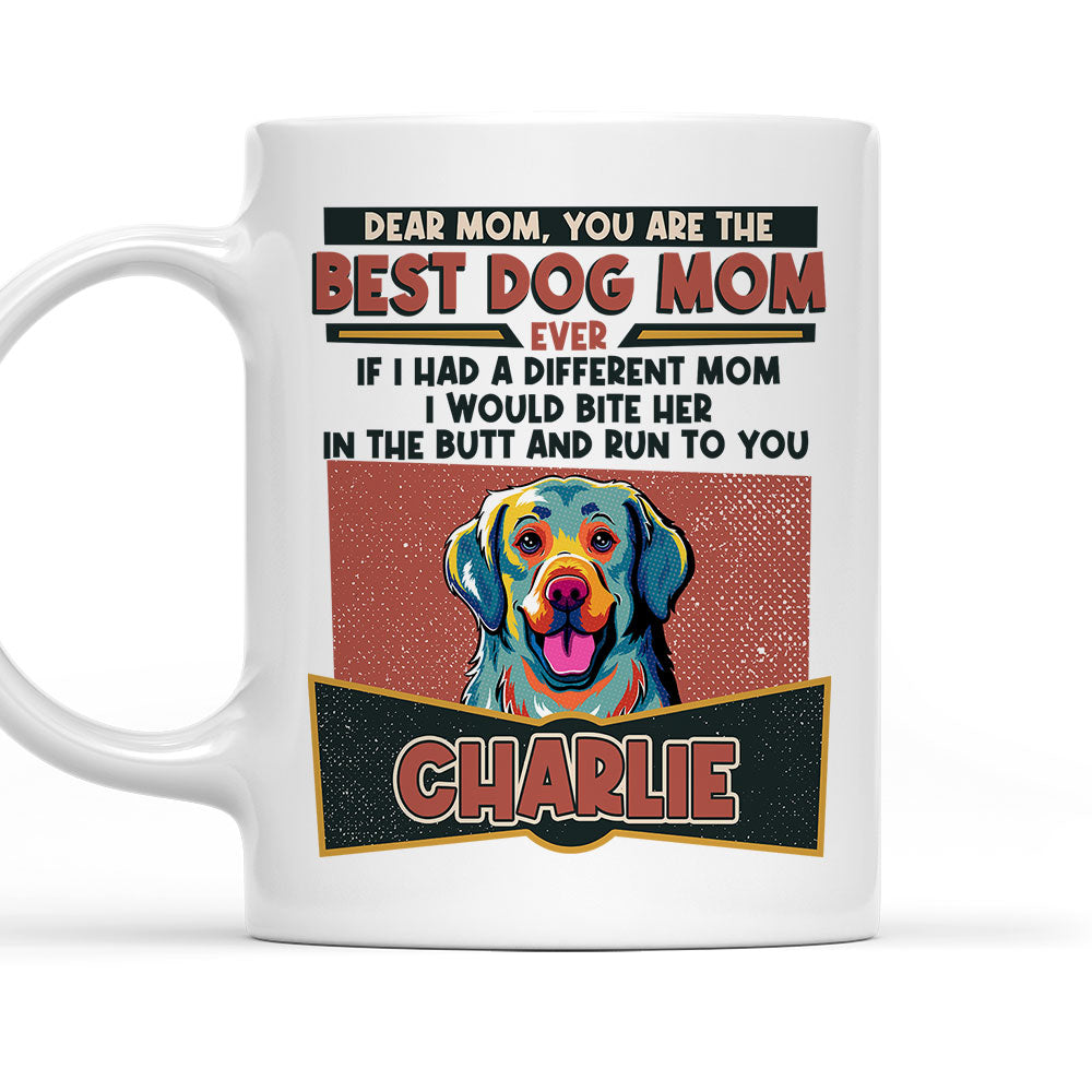 Best Dog Ever PopArt Personalized Custom Coffee Mug - Ideal Gift for Pet Lovers