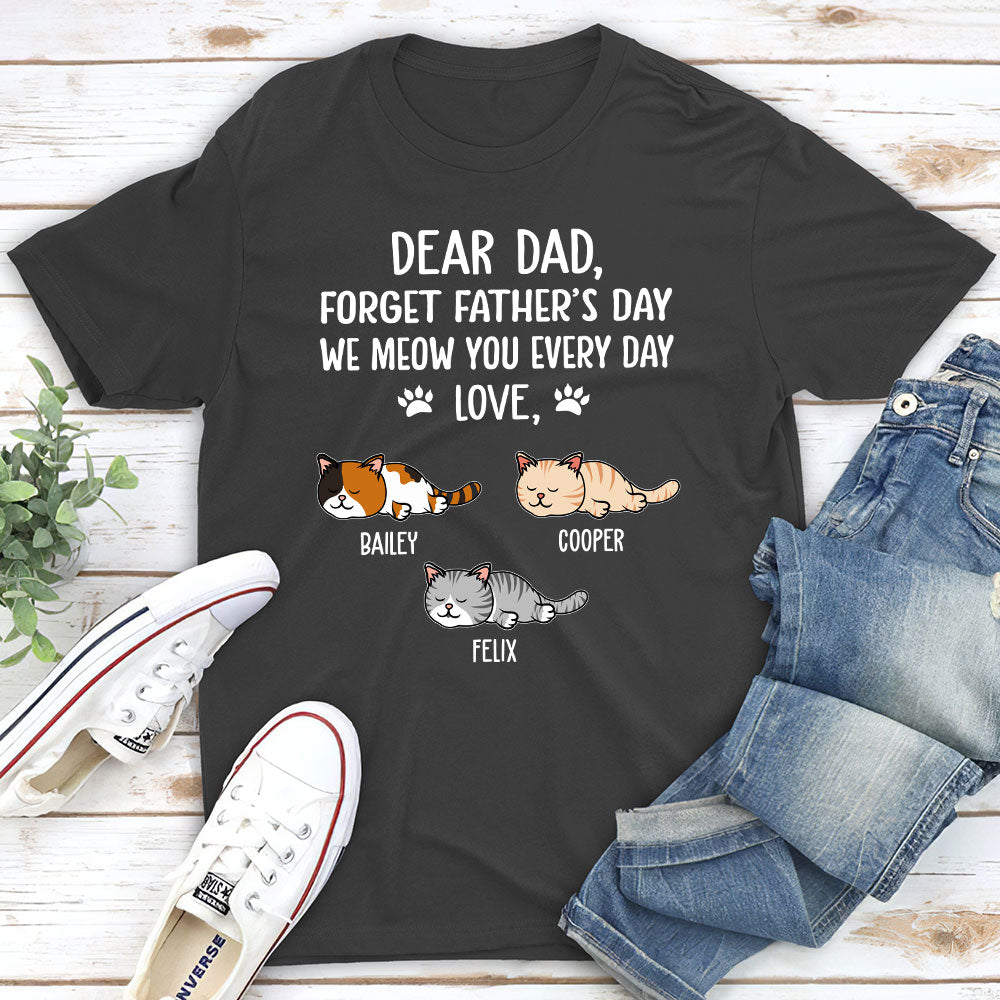 Daily Meow Personalized Unisex T-shirt - Ideal for Pet Lovers