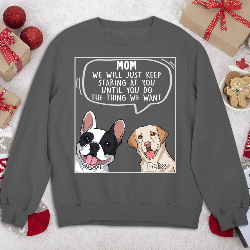 Dogs Will Just 2 - Customizable Personalized Sweatshirt for Pet Lovers