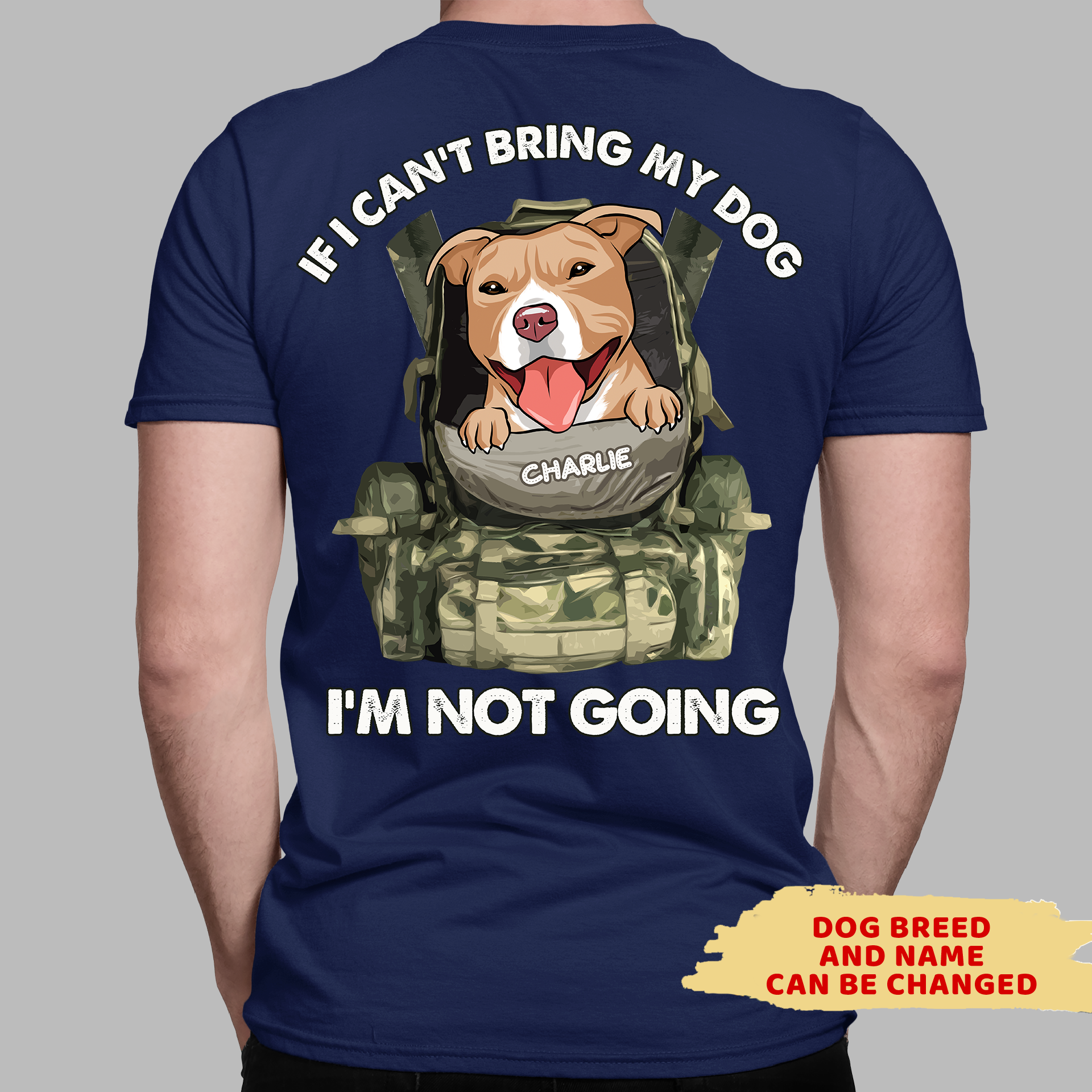 Personalized 'I'm Not Going' Unisex T - shirt for Pet Lovers