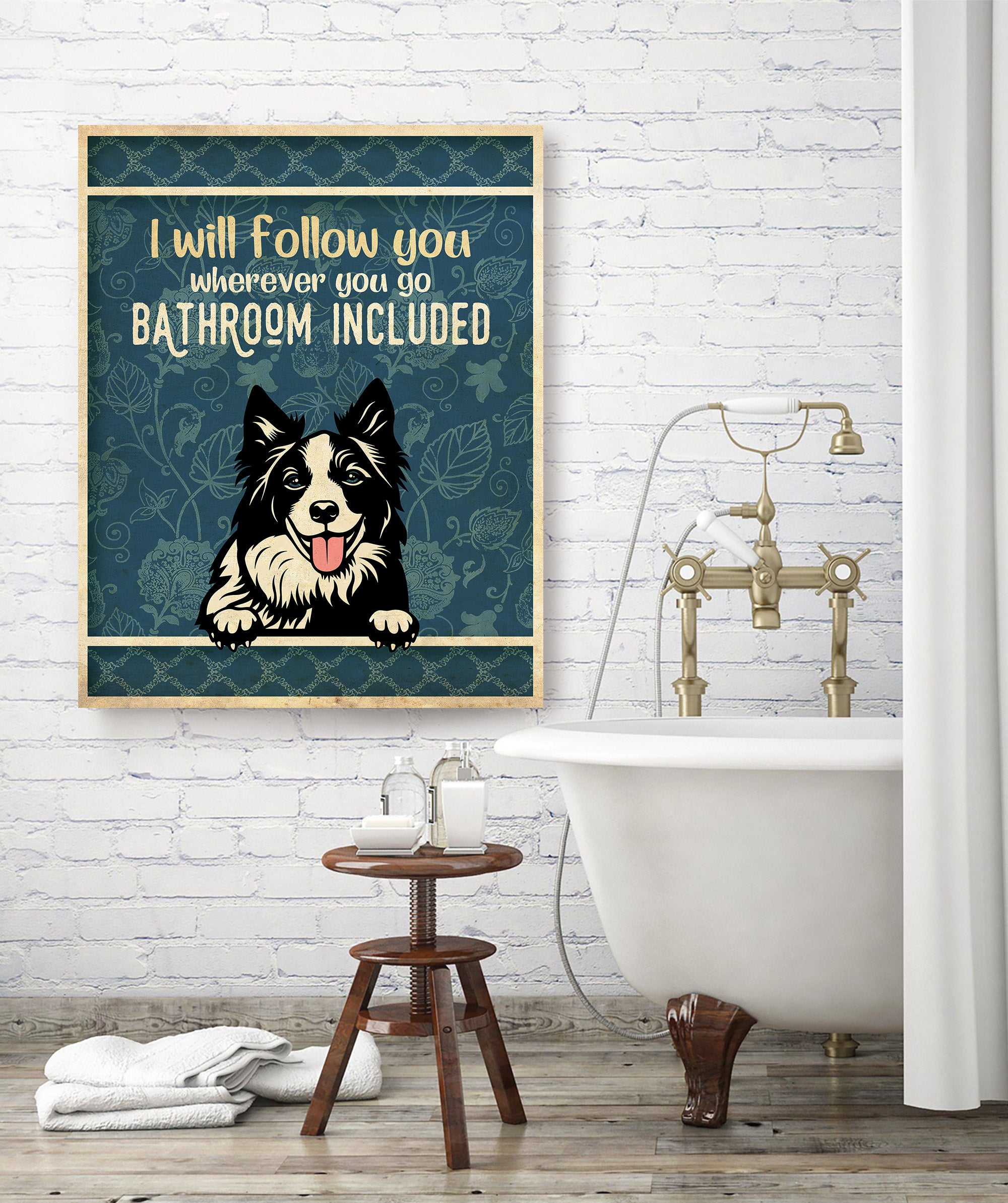 Personalized 'I Will Follow You' Custom Canvas - Ideal Gift for Pet Lovers