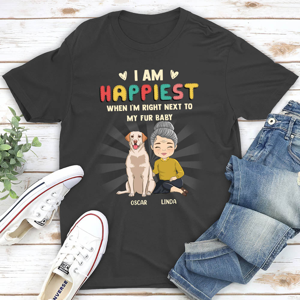 Personalized Custom Unisex 'With My Fur Baby' T-shirt - Ideal Gift for Pet Lovers