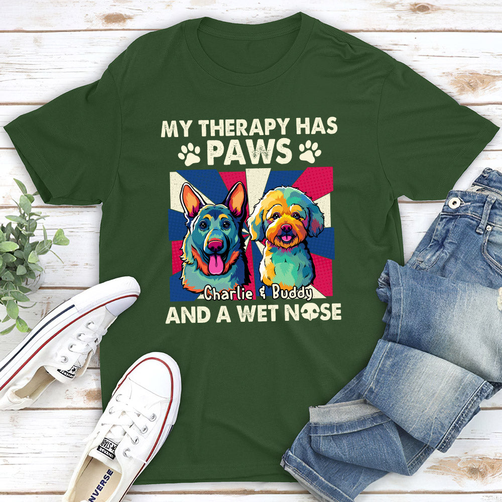 Pop Art Therapy: Personalized Unisex Pet Lover T - shirt