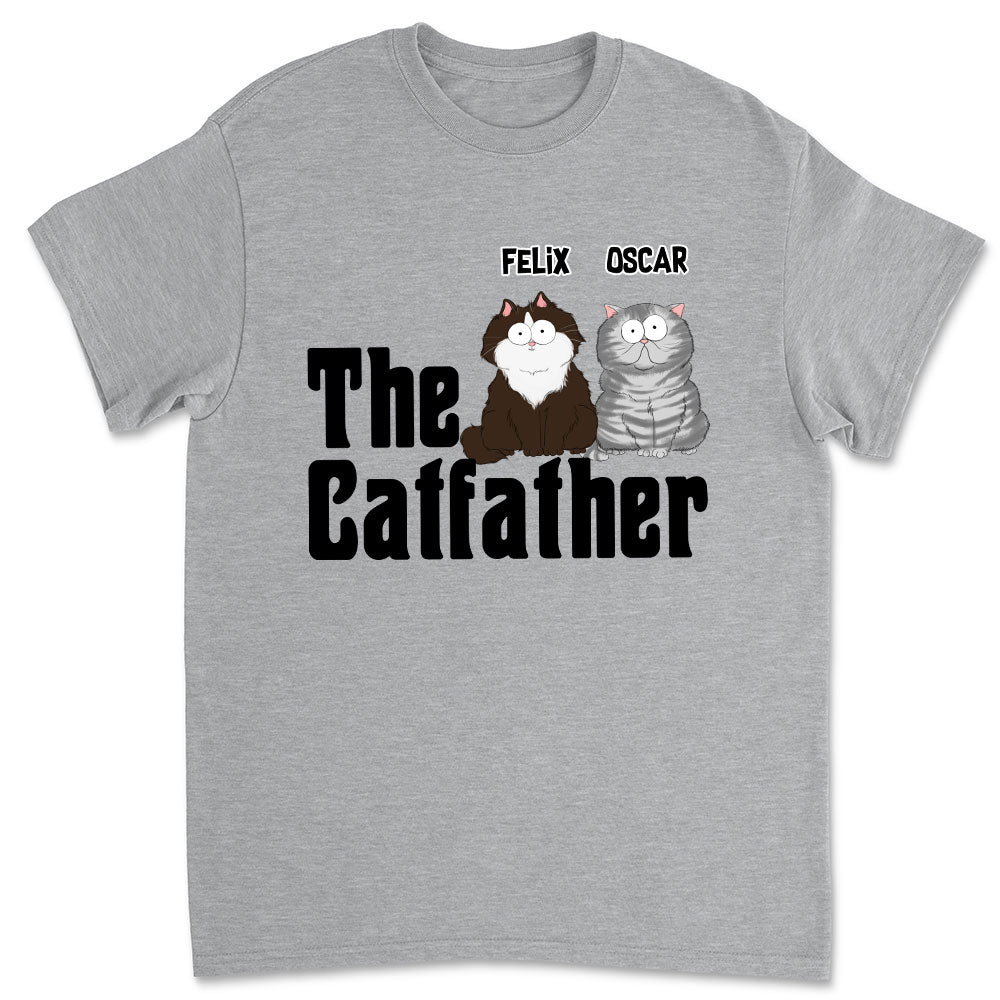 The Cat Father - Customizable Premium Personalized T-shirt for Pet Lovers