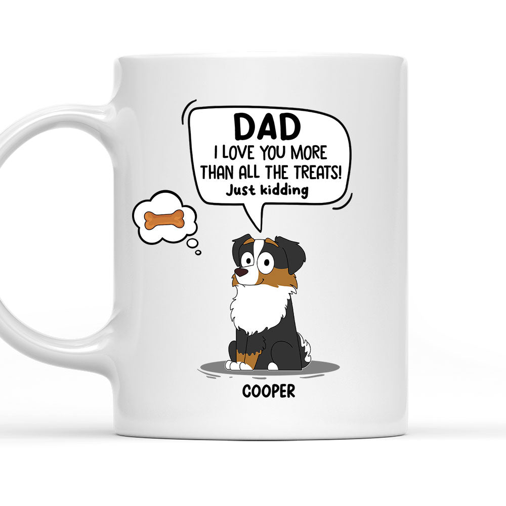 Just Kidding - Customizable Personalized Coffee Mug for Pet Lovers