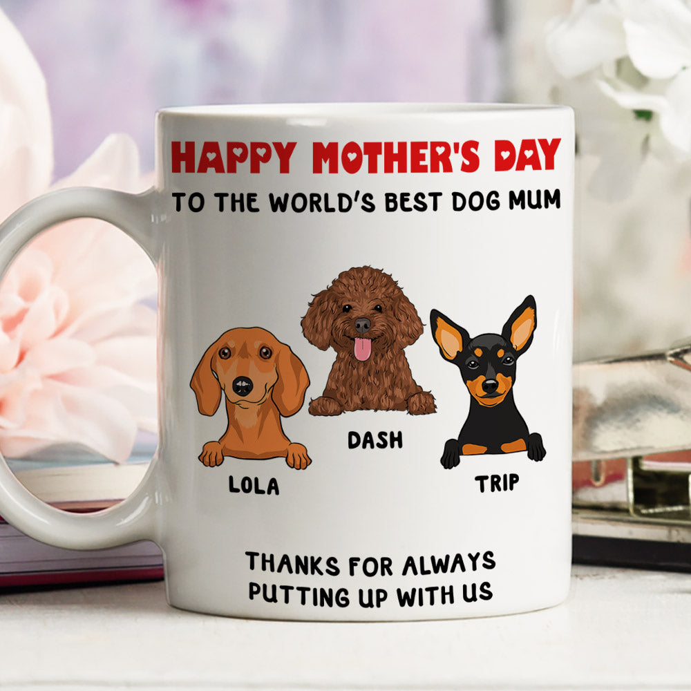 Thank You for Enduring - Personalized Custom Coffee Mug for Pet Lovers