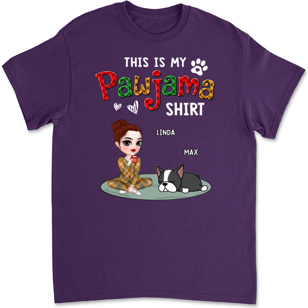 Pawjama Shirt Version 3 - Customizable Unisex Personalized T-Shirt for Pet Lovers