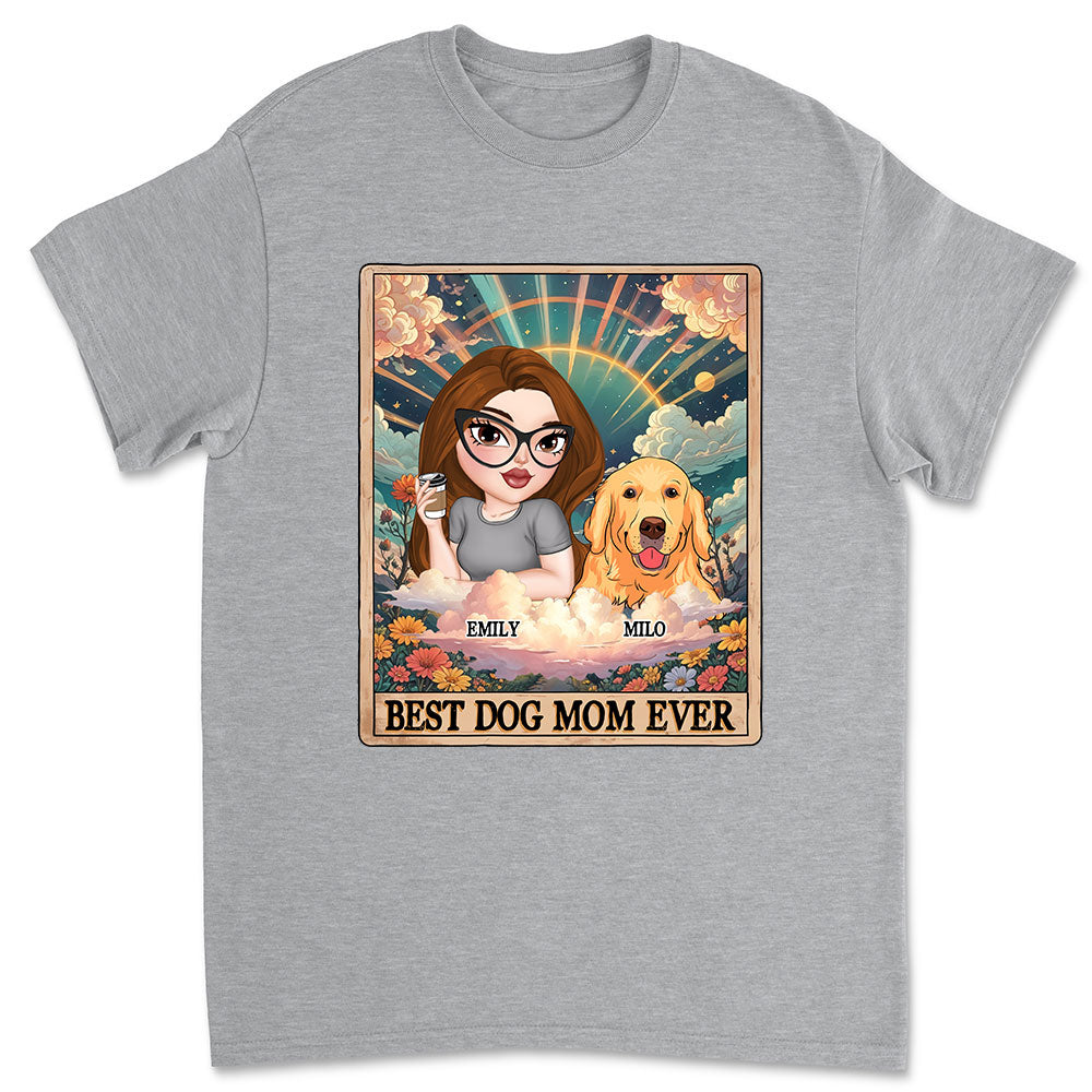 Tarot Dog Mom Personalized Custom Unisex T - shirt: Ideal Gift for Pet Lovers