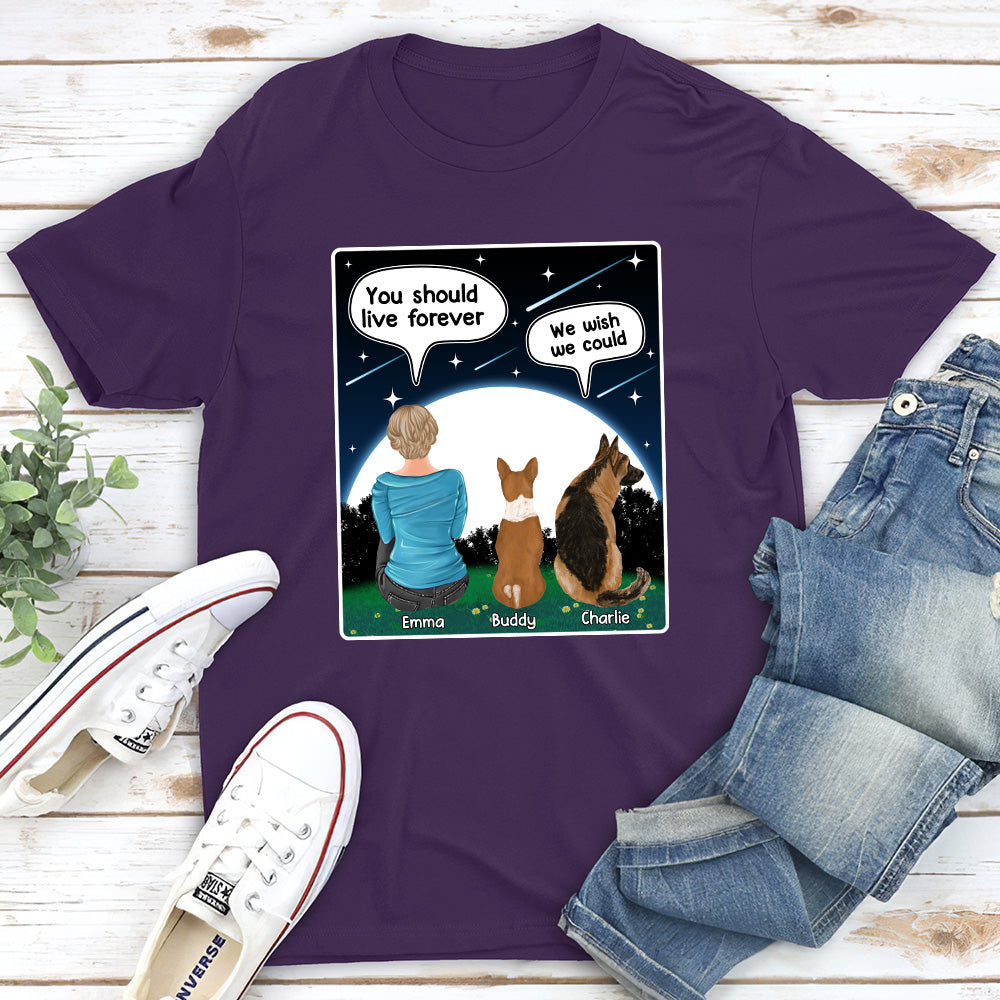 I Wish - Customizable Unisex Personalized Pet Lover T-shirt