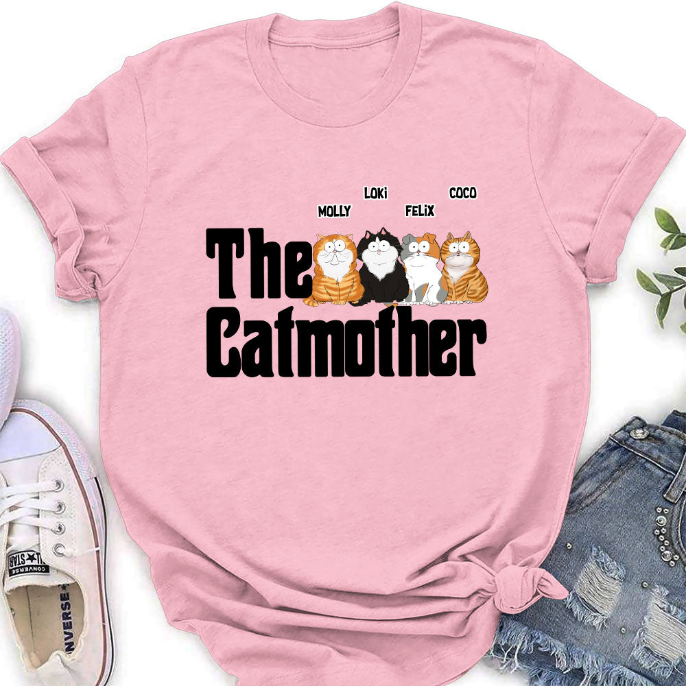 The Cat Mother - Customizable Personalized Women's Cat Lover T-shirt