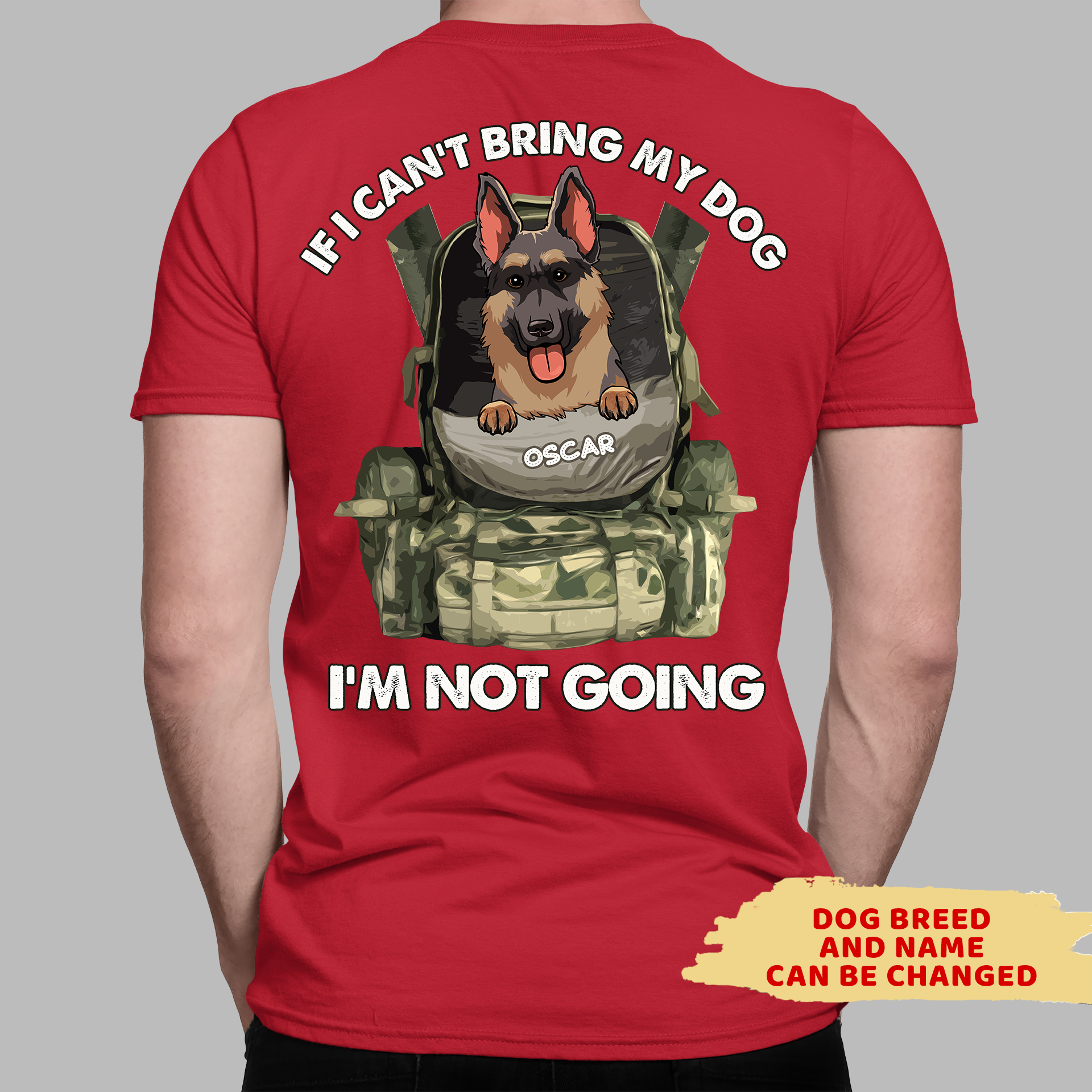 Personalized 'I'm Not Going' Unisex T - shirt for Pet Lovers