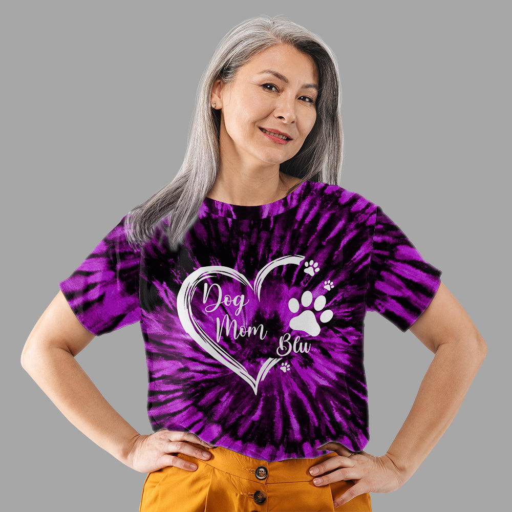 Personalized Dog Mom Heart All-over-print T-shirt - Ideal Gift