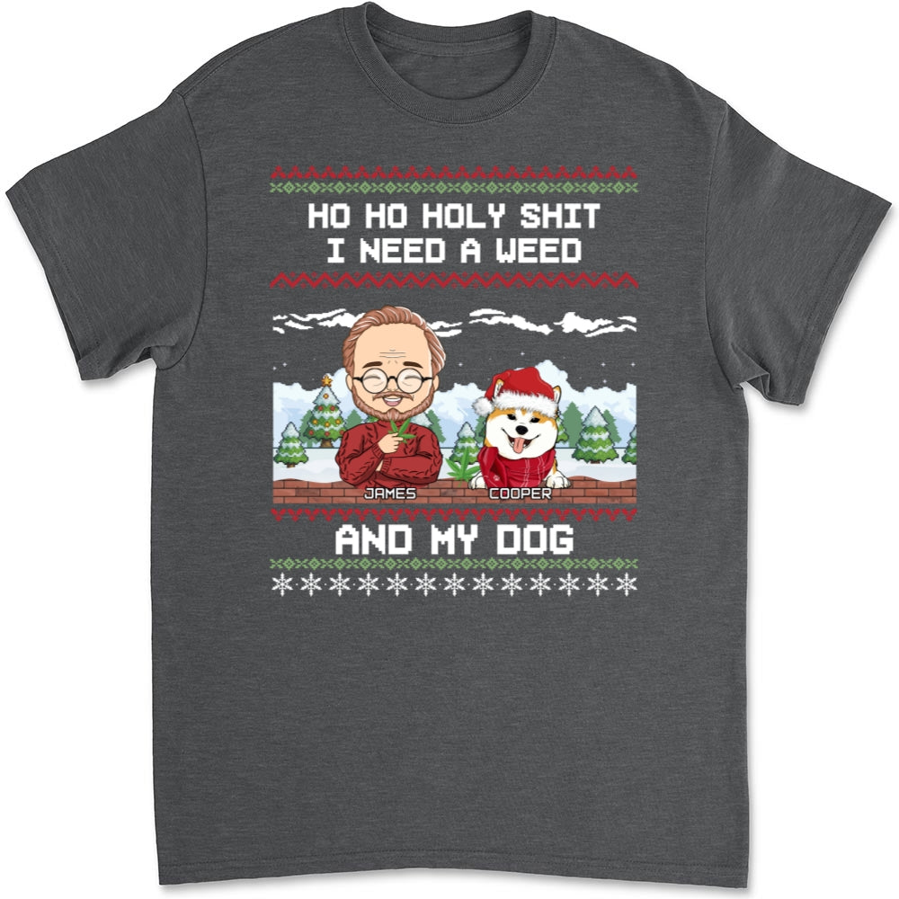 Ho Ho Holy Christmas - Customizable Unisex Pet Lover's T-shirt