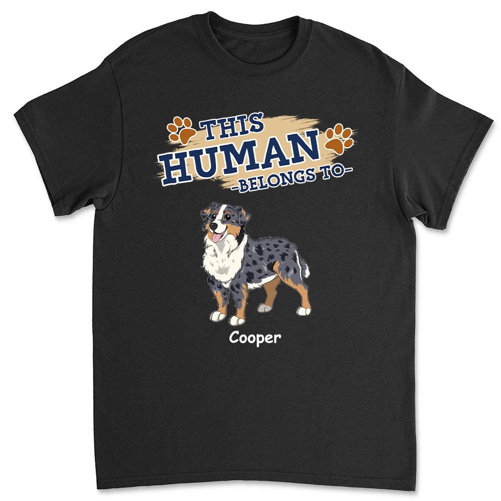This Human 2 - Customizable Unisex Personalized T - shirt for Pet Lovers