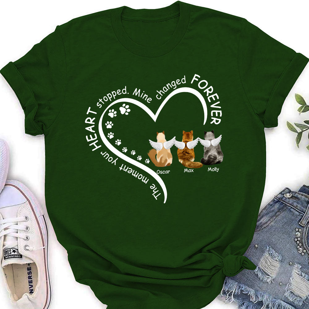 My Heart Changed Forever 2 - Customizable Personalized Women's Pet Lover T-shirt