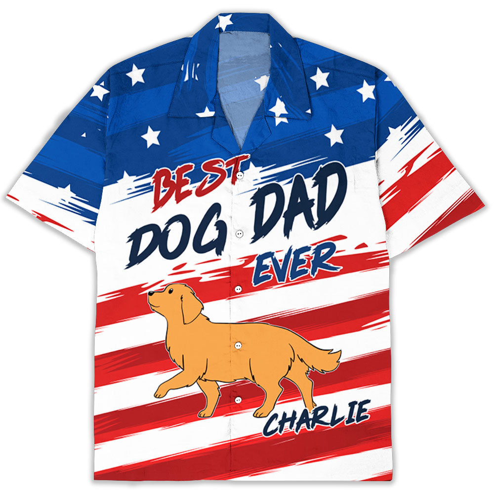 Best Dad Ever - Personalized Custom Pet-Inspired Hawaiian Shirt