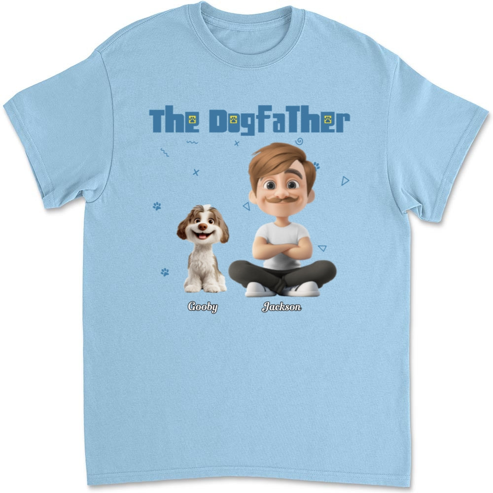 The Dogfather: Personalized Unisex Custom T-Shirt for Pet Lovers