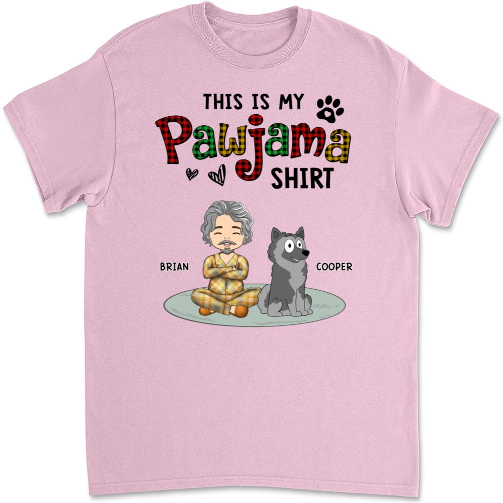 Personalized Pawjama Unisex T-Shirt - Version 3 for Pet Lovers