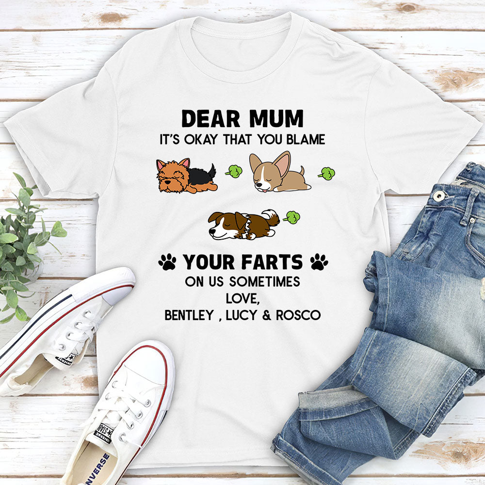 Blame On Dog - Customizable Unisex Personalized T - shirt for Pet Lovers