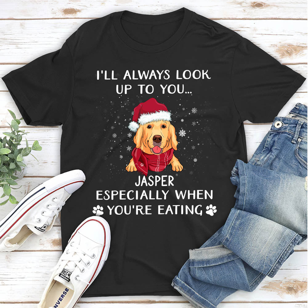 Personalized Christmas Unisex T-shirt - A Perfect Gift for Pet Lovers