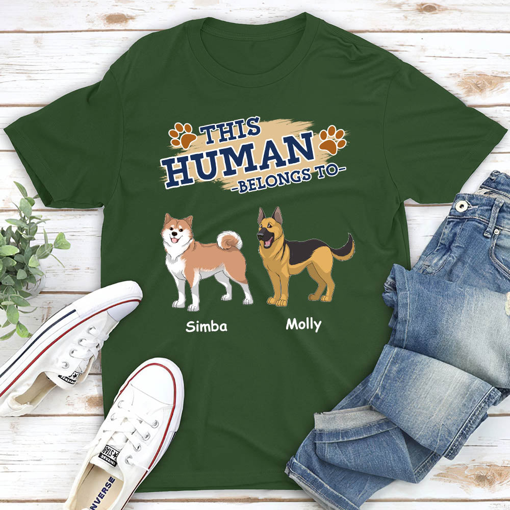This Human 2 - Customizable Unisex Personalized T - shirt for Pet Lovers