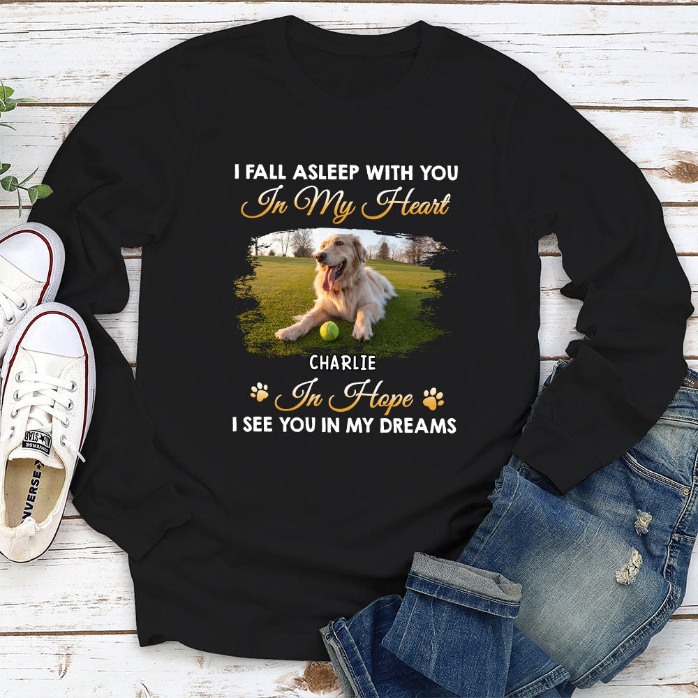 Dreamy Personalized Custom Long Sleeve T - shirt for Pet Lovers