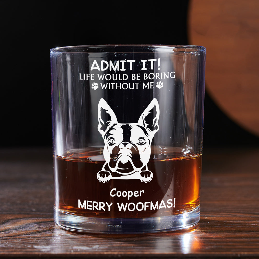 Admit It - Exquisite Personalized Custom Whiskey Glass for Special Occasions