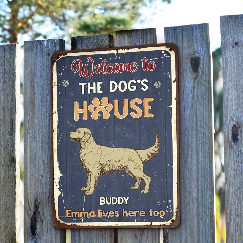 Personalized Custom Metal Sign: A Perfect Home Decor for Dog Lovers
