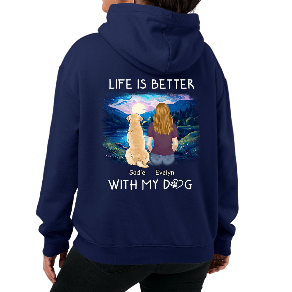 Better With Pets - Customizable Personalized Pet Lover's Hoodie