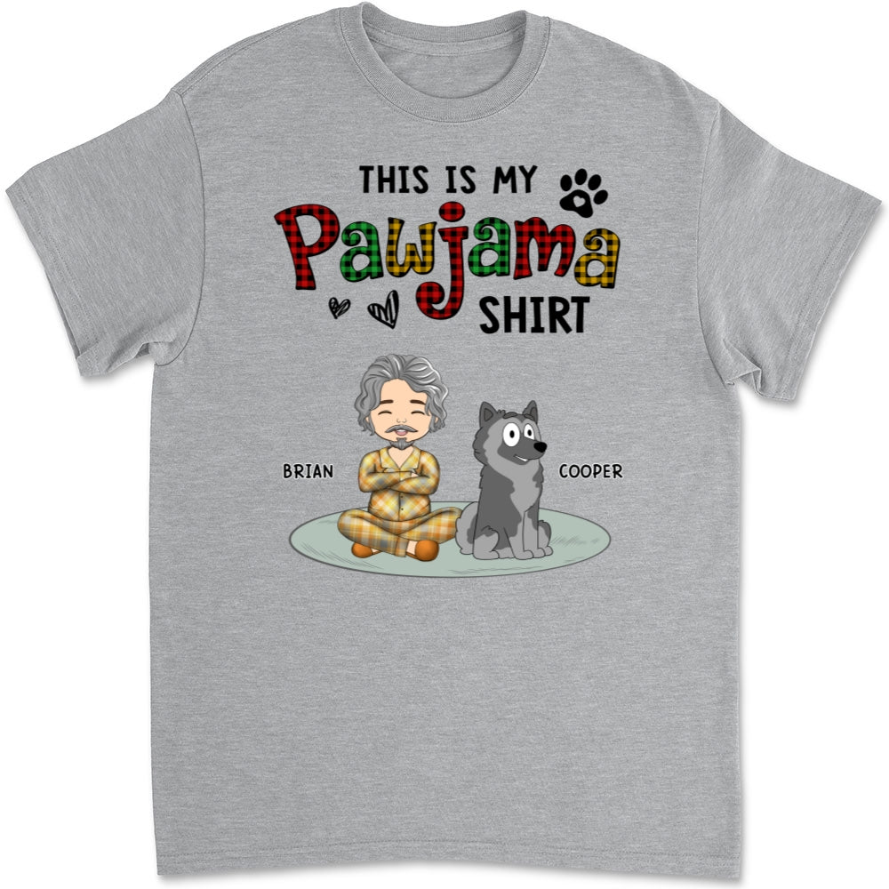 Personalized Pawjama Unisex T-Shirt - Version 3 for Pet Lovers