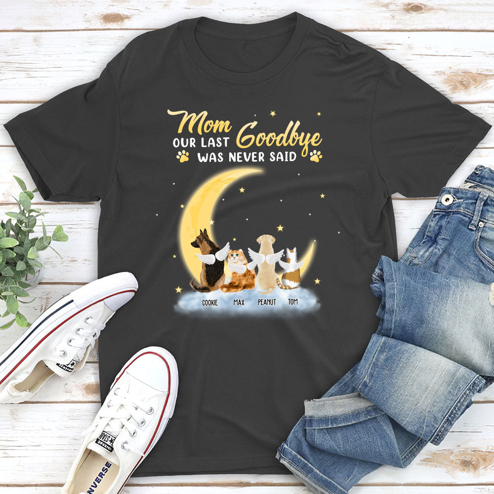 Personalized Unisex 'Our Last Goodbye' T-shirt for Pet Lovers