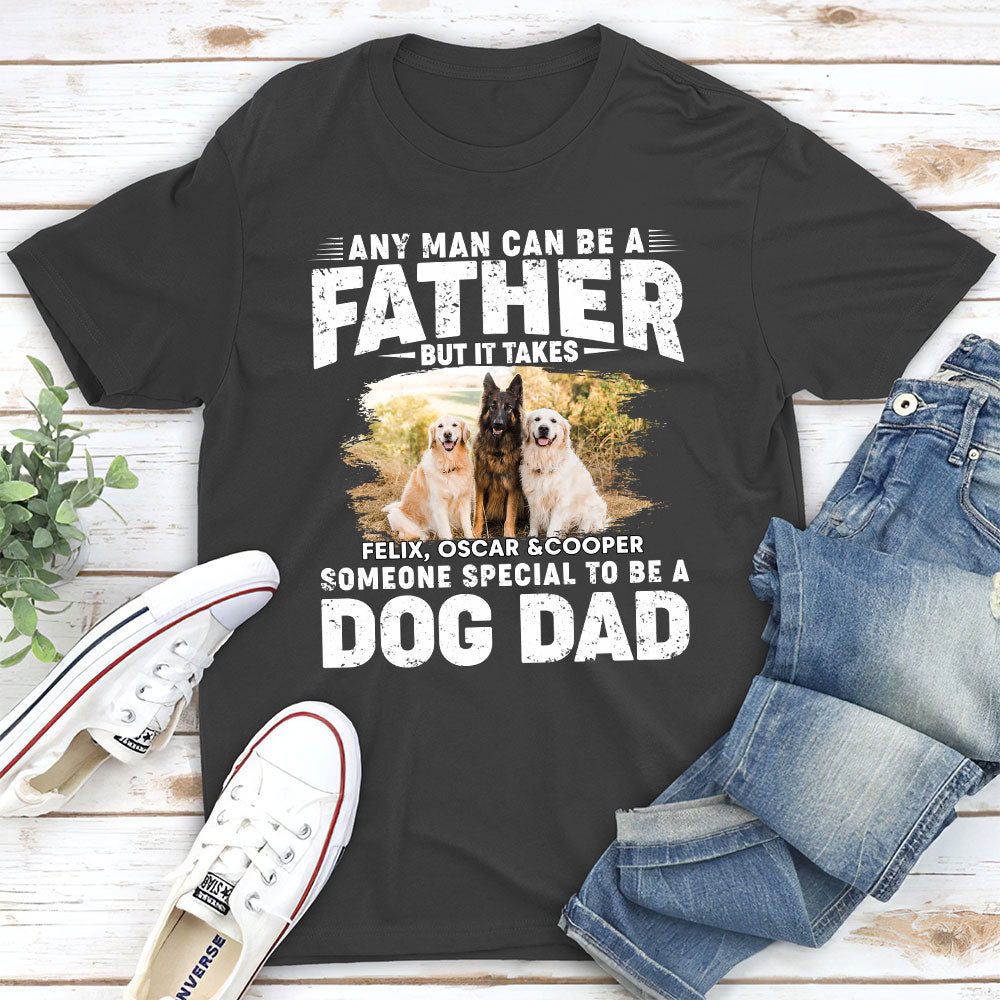 Customizable Unisex 'Special Dog Dad' T-shirt - Ideal Gift for Pet Lovers