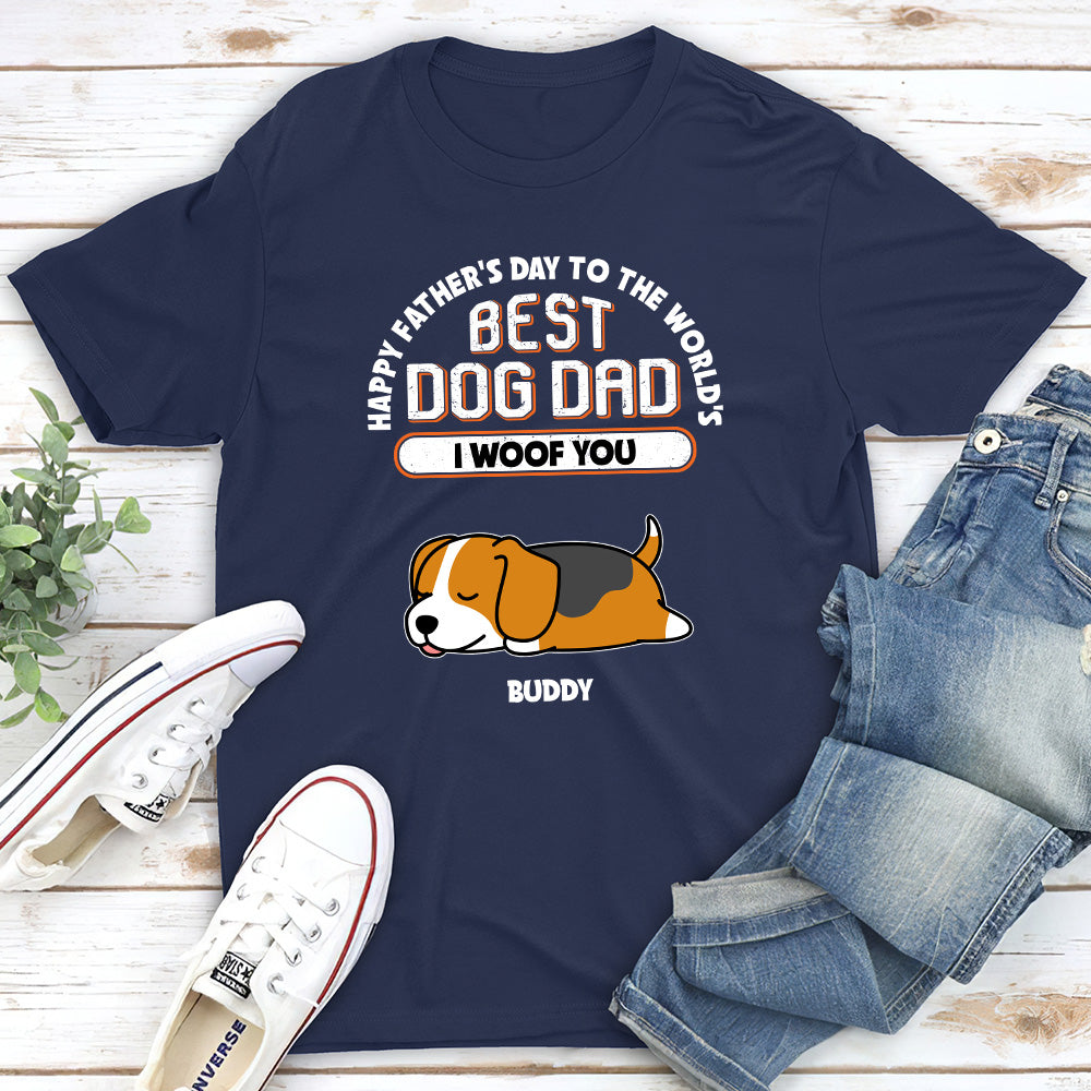 Personalized Custom Unisex T-shirt - The Ideal Gift for Pet - Loving Dads