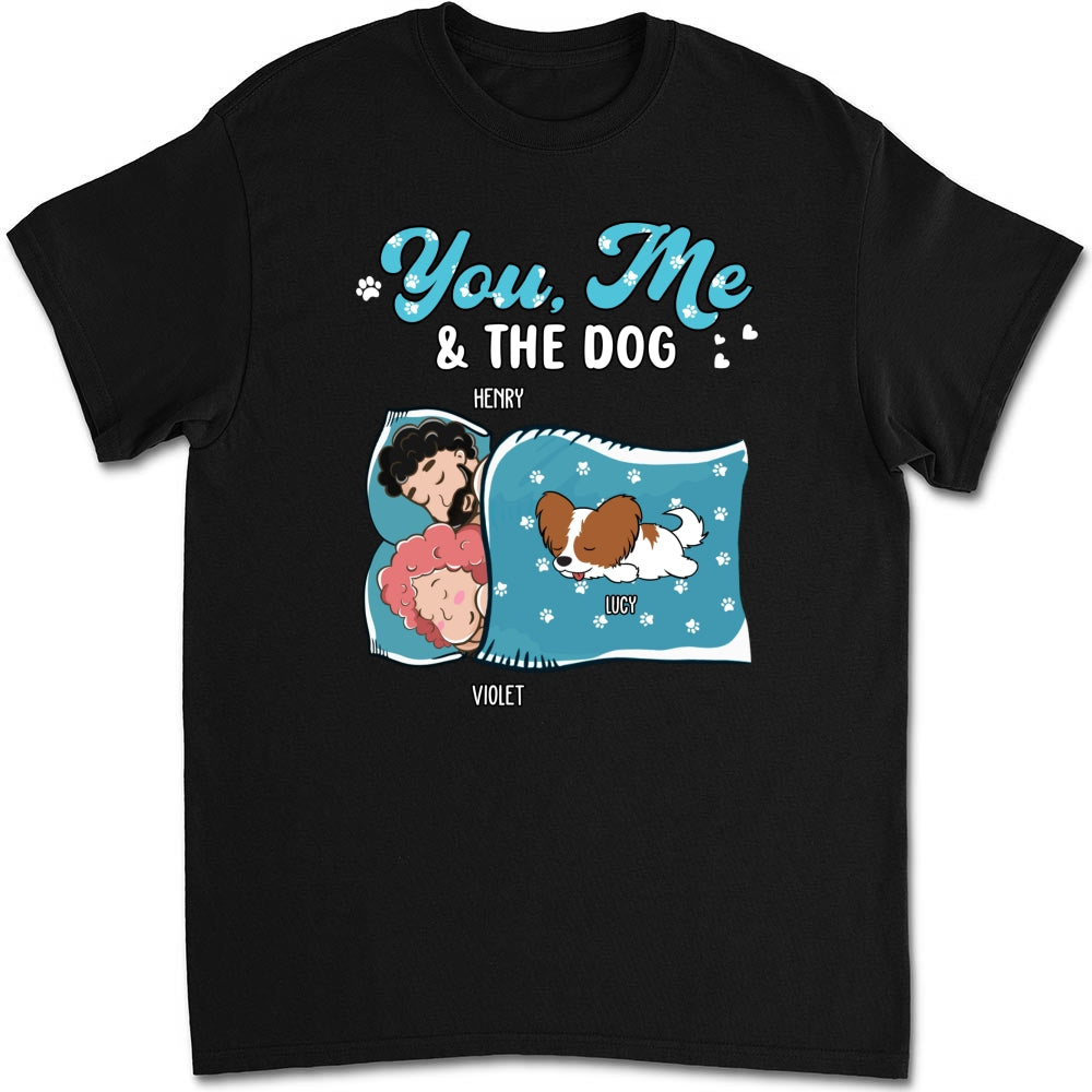 Personalized 'You, Me, and the Dogs' Unisex Sleepshirt - Ideal Gift for Pet Lovers