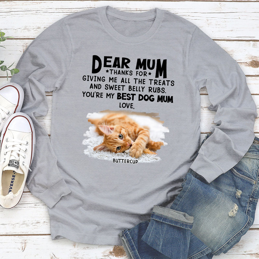 Personalized All - Inclusive Treats Long Sleeve T - shirt for Pet Lovers