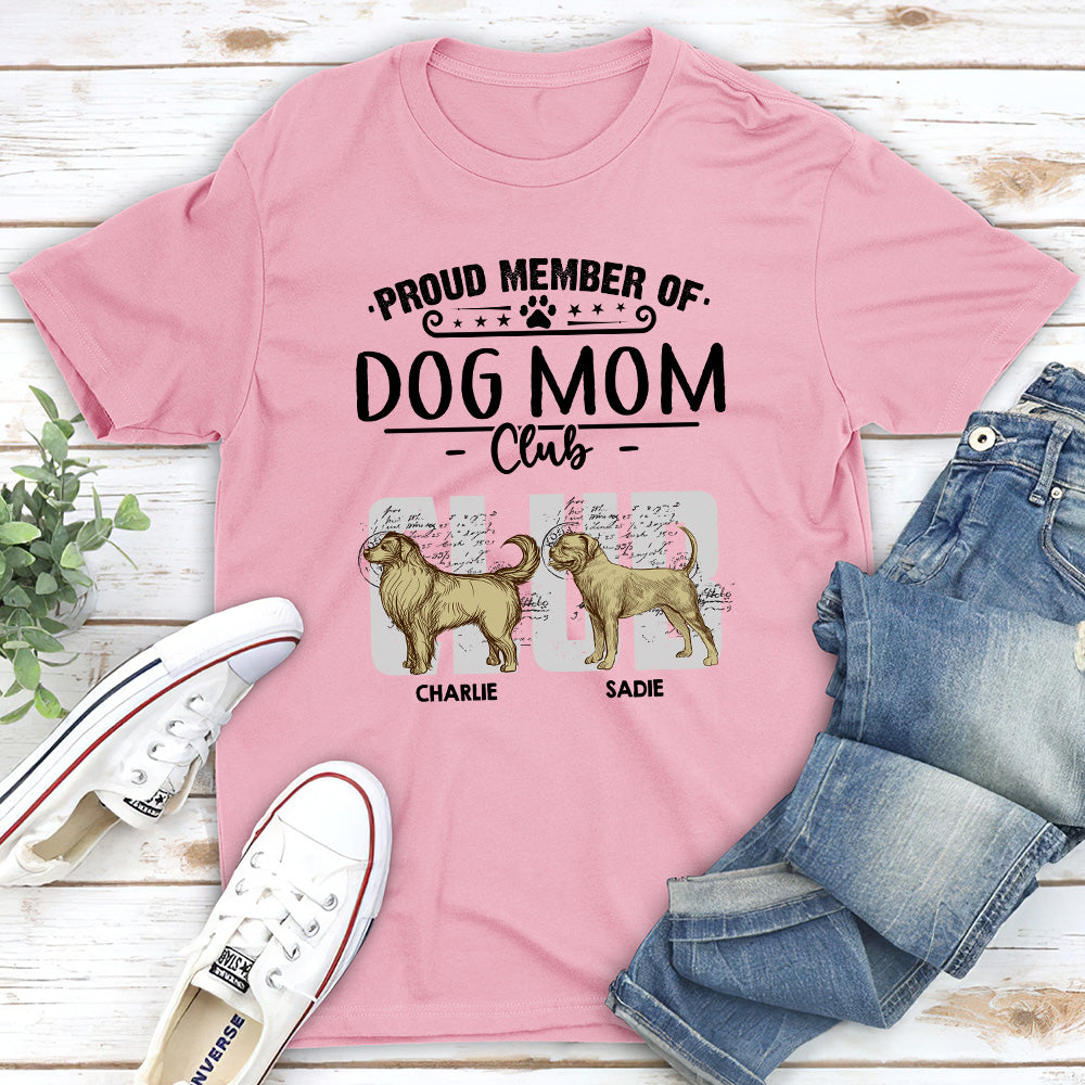Customizable Unisex Personalized Club Member T-shirt for Pet Lovers