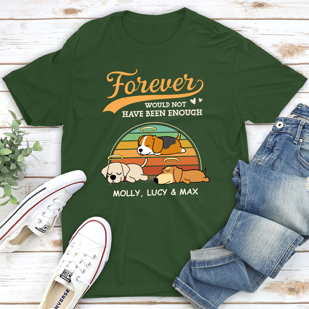 Forever - Customizable Unisex Personalized Memorial T-shirt for Pet Lovers
