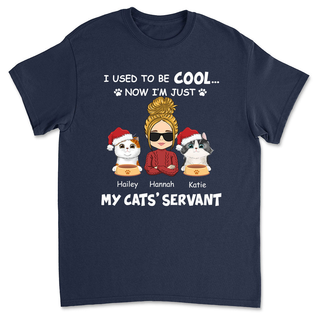 My Cat Servant - Customizable Unisex Personalized Cat Lover T-shirt