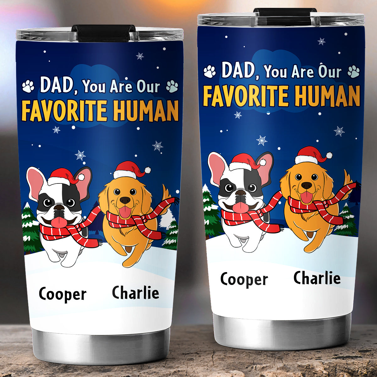 Personalized My Favorite Human Tumbler - Unique Custom Design
