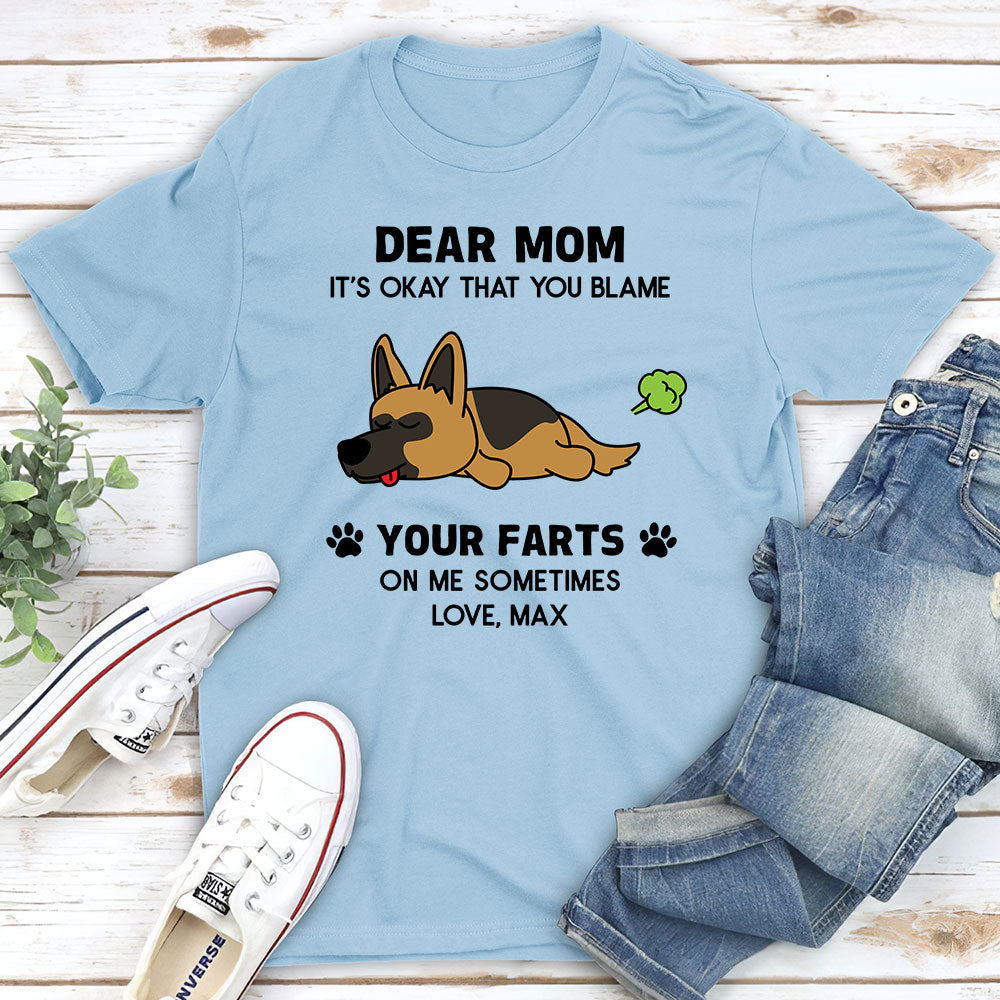 Blame On Dog - Customizable Unisex Personalized T - shirt for Pet Lovers