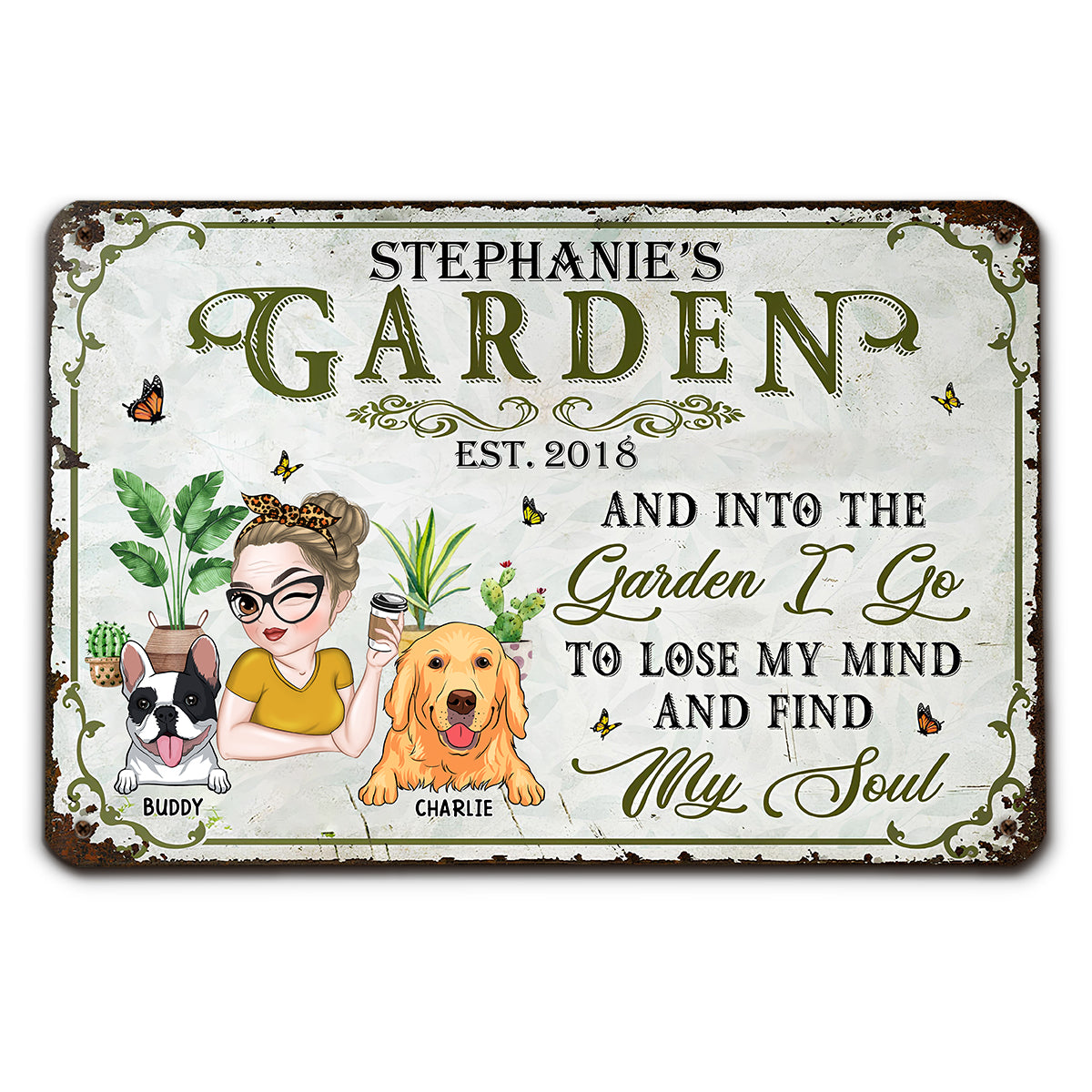 Find My Soul - Exquisite Personalized Custom Metal Sign for Memorable Moments