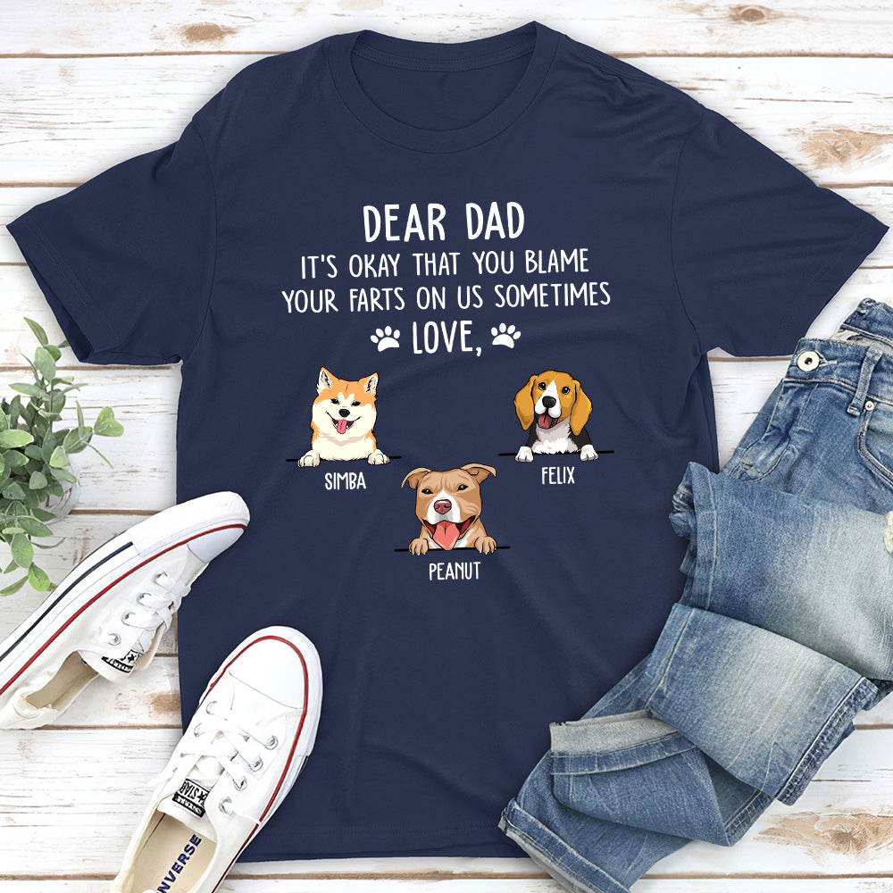 Blame On Me - Customizable Unisex Personalized T - shirt for Pet Lovers