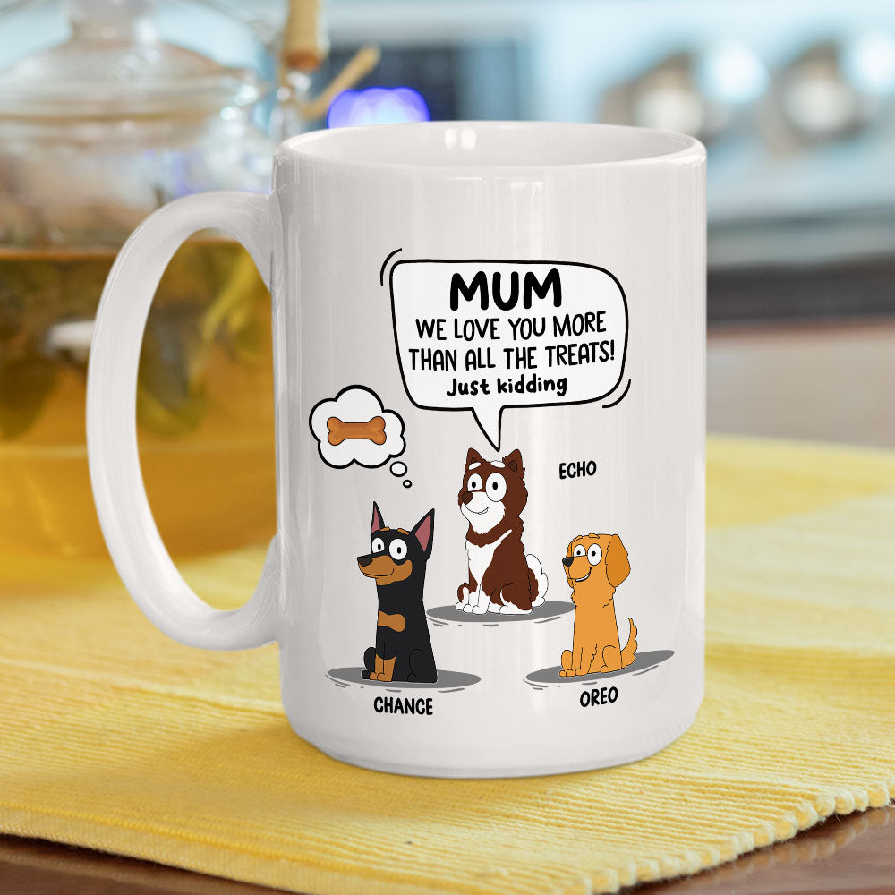 Just Kidding - Customizable Personalized Coffee Mug for Pet Lovers